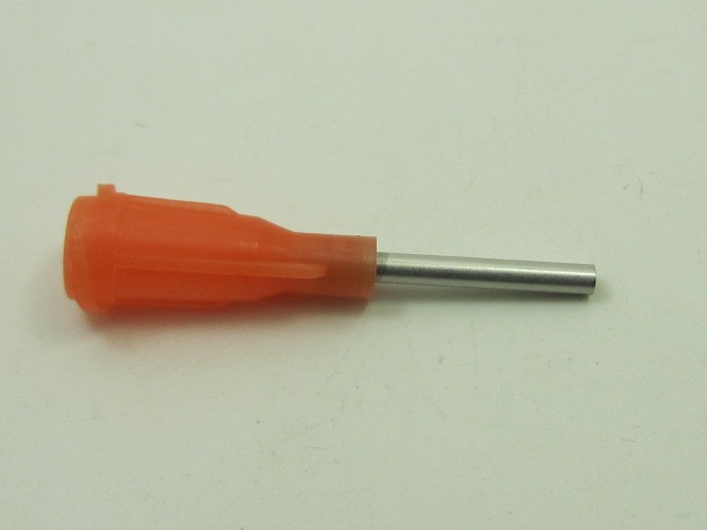 1pc. PRECISION ORANGE(15ga) 1/2" GLUE TIP